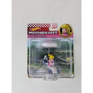 Hot Wheels - Mario Kart Series - Princess Peach B-Dasher With Peach Parasol